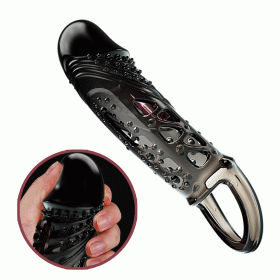 Crna navlaka za penis sa vibracijom BI 26242-1-4